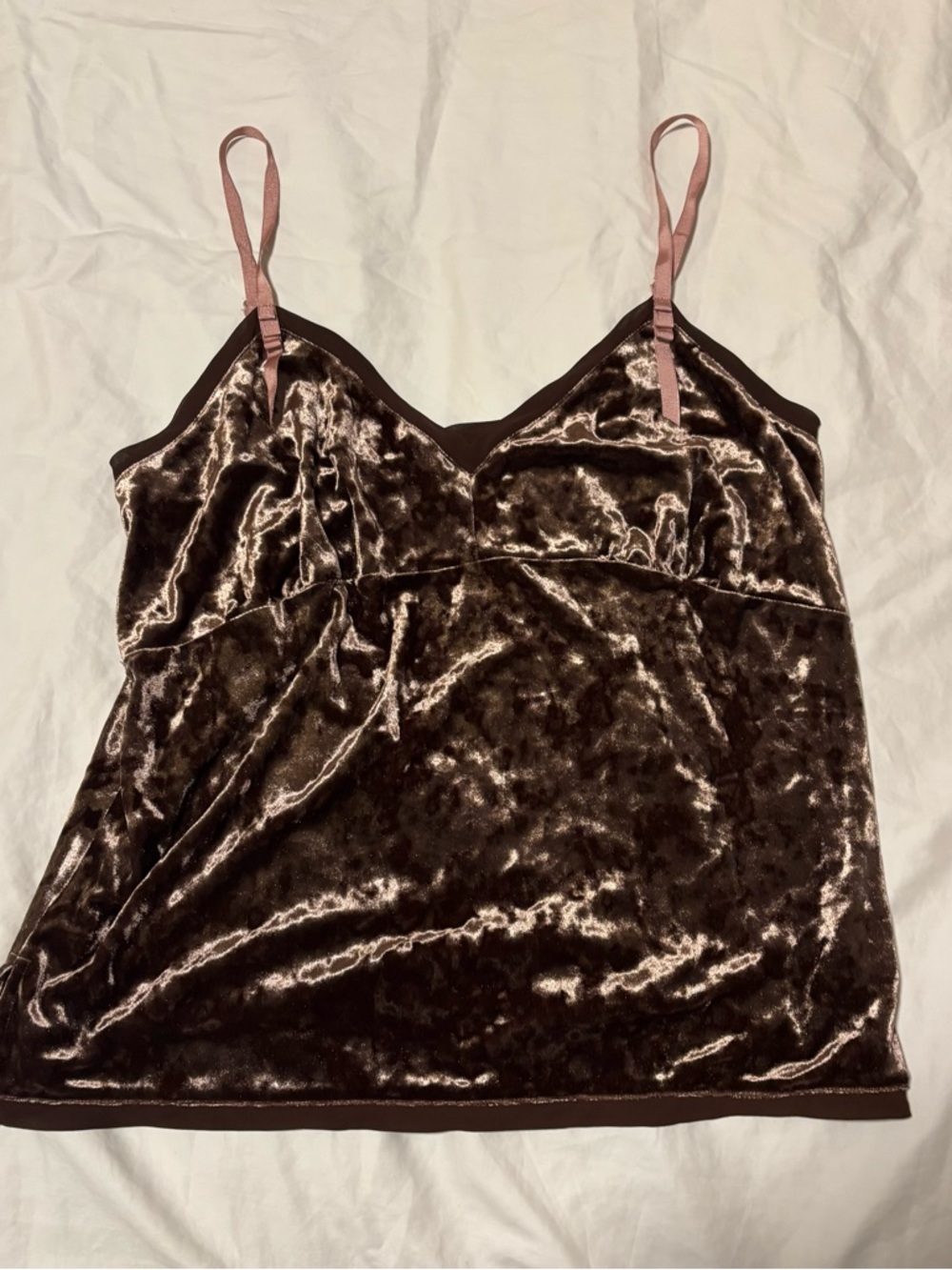 Soma Intimates Brown Velvet Top